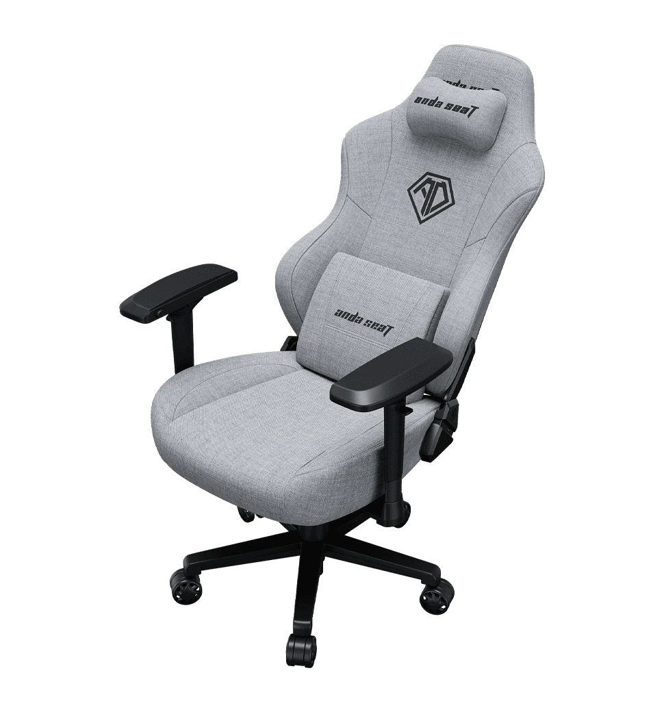 Крісло ігрове Anda Seat Phantom 3 Pro Grey Fabric Size L боковий вид