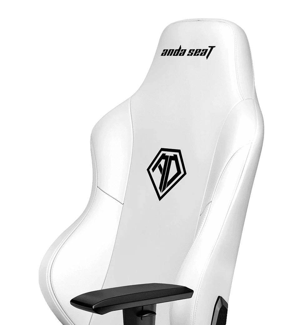 Крісло ігрове Anda Seat Phantom 3 White Size L вид спинки