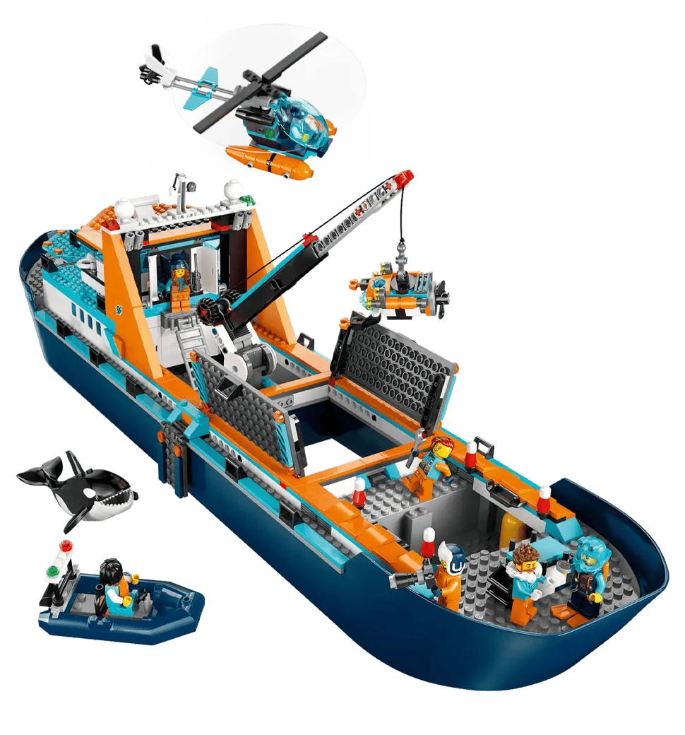 LEGO City Арктичний дослідницький корабель (60368) фото зверху