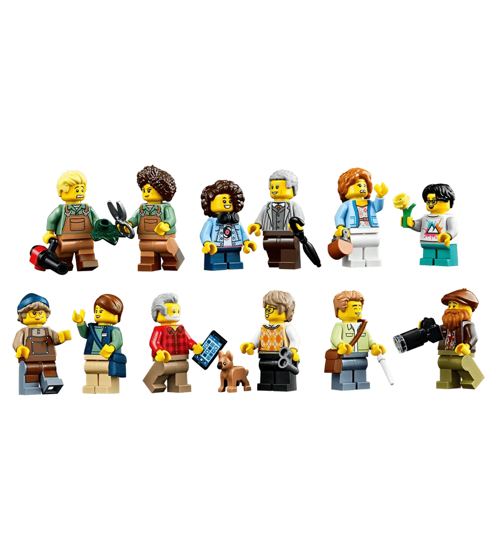 LEGO Ideas The Botanical Garden Building Set (21353) вид фігурок