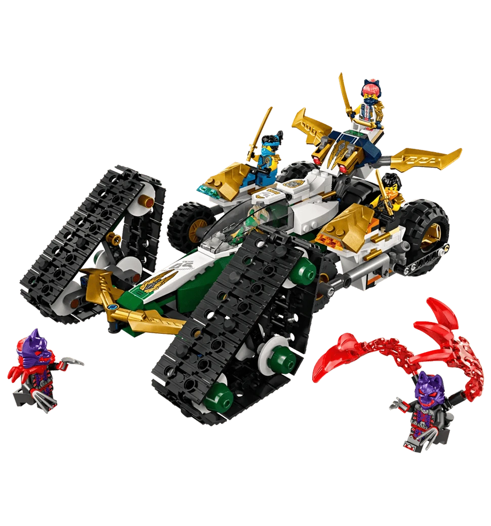 LEGO Ninjago Dragon's Rising: Ninja Team Combo Vehicle (71820) передній вид