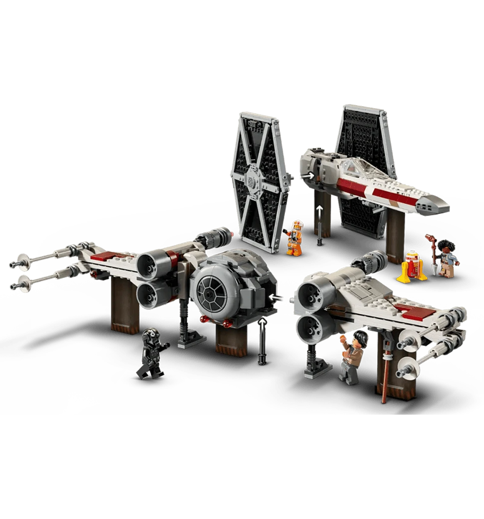 LEGO Star Wars TIE Fighter & X-Wing Mash-up (75393) фото зібраного конструктора