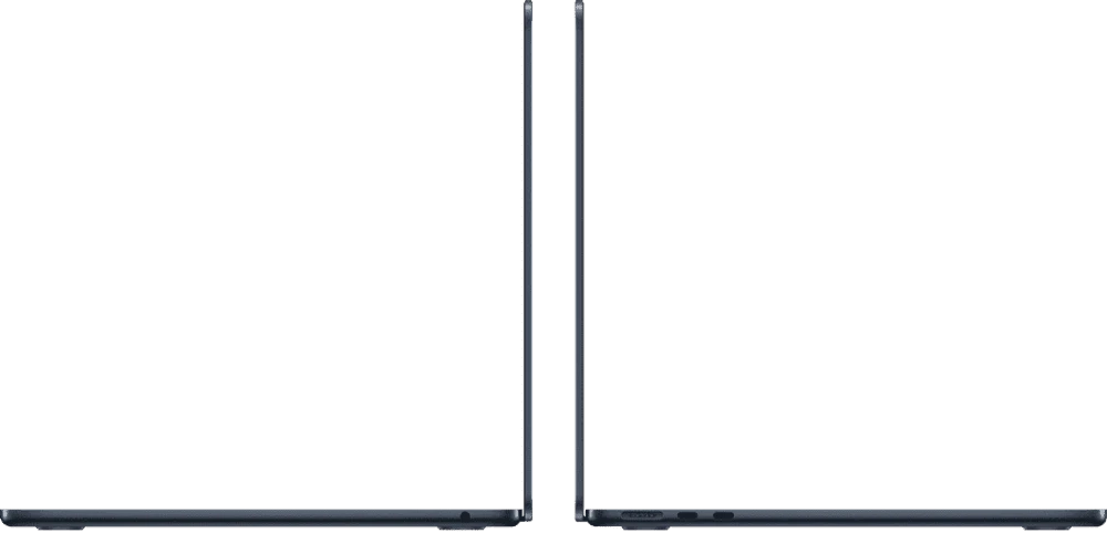 MacBook Air 13" Apple M5/10CPU/10GPU/16GB/1TB SSD/Midnight (MDHF4) фото збоку