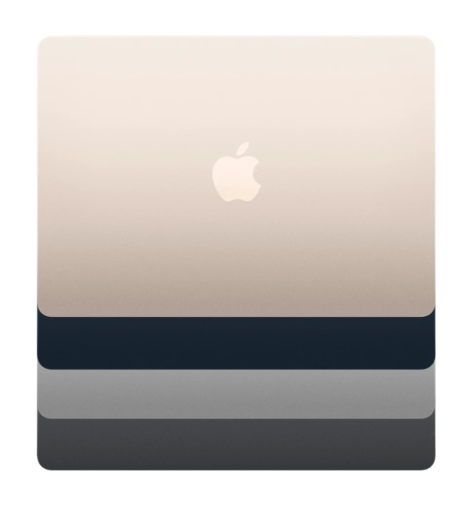 MacBook Air 13 M3/8CPU/10GPU/8GB/512GB SSD/Starlight (MRXU3) Б/В палітра кольорів