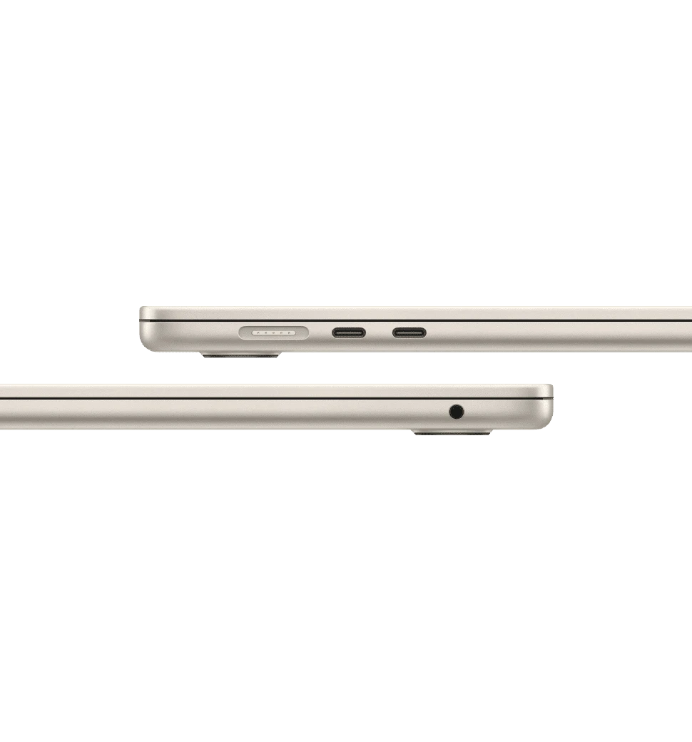 MacBook Air 15" Apple M4/10CPU/10GPU/16GB/256GB SSD/Starlight (MW1J3) Б/В вид інтерфейсів