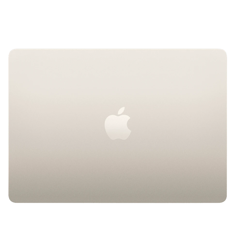 MacBook Air 15" Apple M4/10CPU/10GPU/16GB/256GB SSD/Starlight (MW1J3) Б/В фото зверху