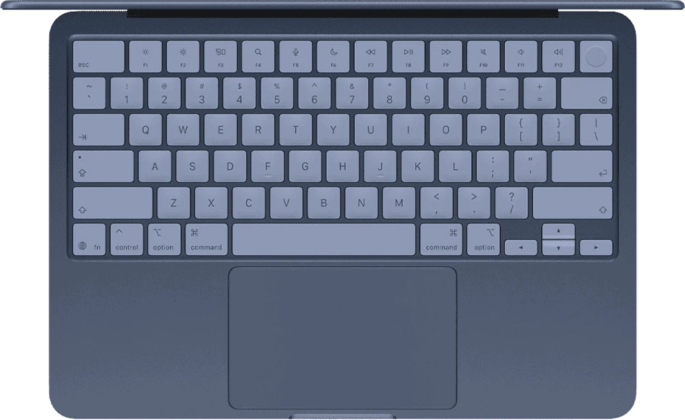 MacBook Neo 256GB Indigo (MHFF4) вид клавіатури