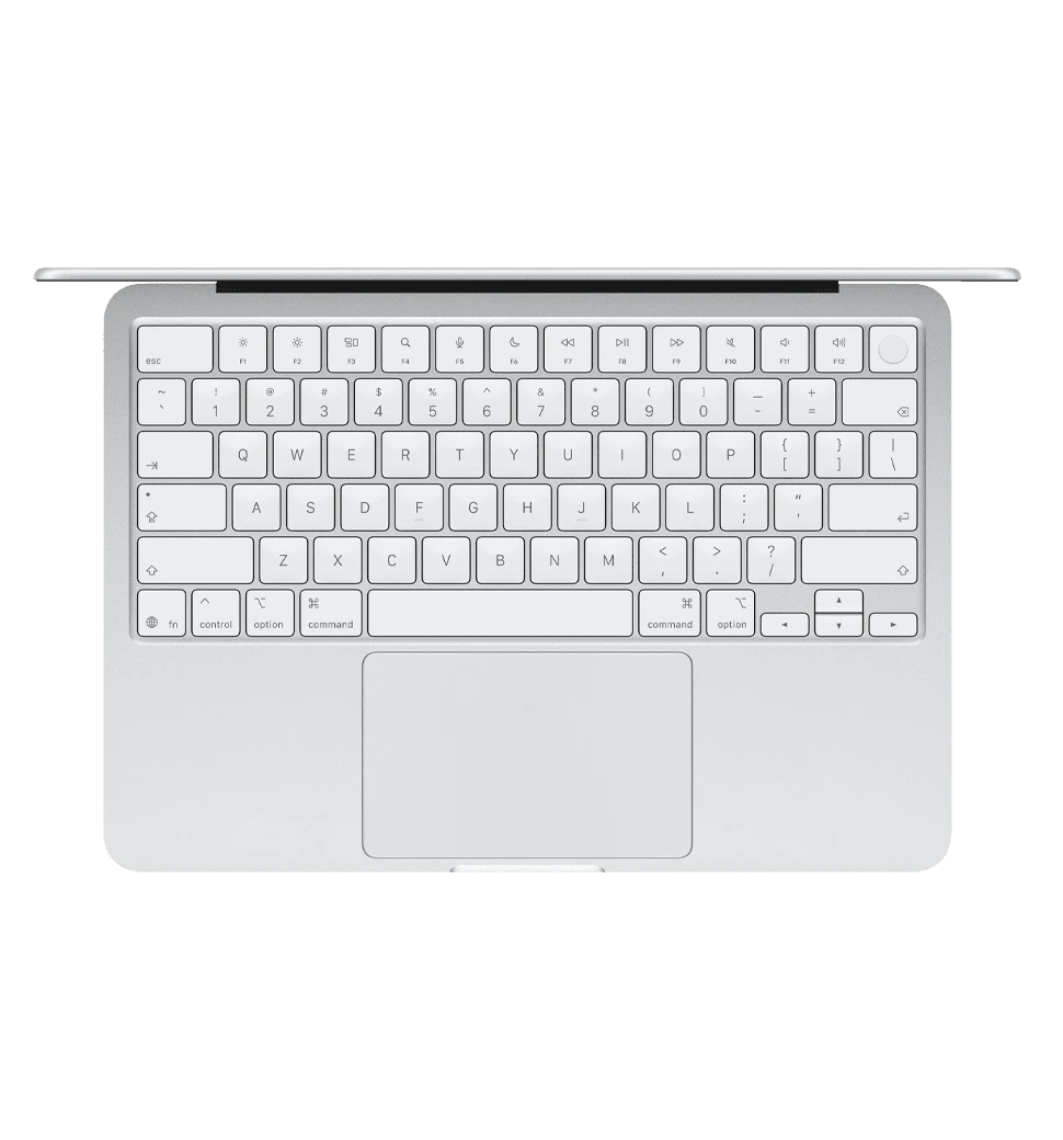 MacBook Neo Silver 256 вид клавіатури