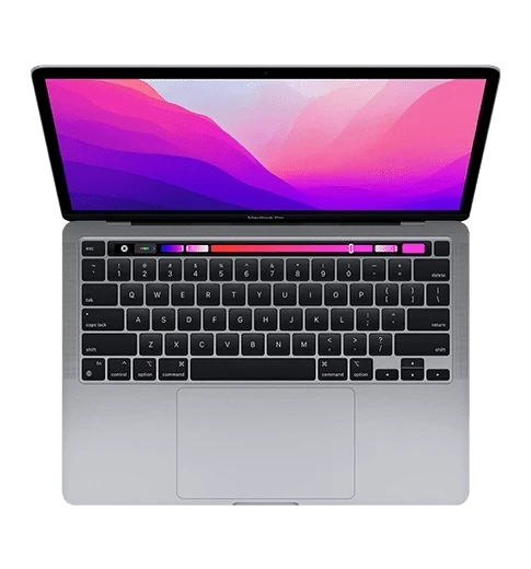 MacBook Pro 13" M2 8GB/256GB Space Gray (MNEH3) Б/В вид зверху