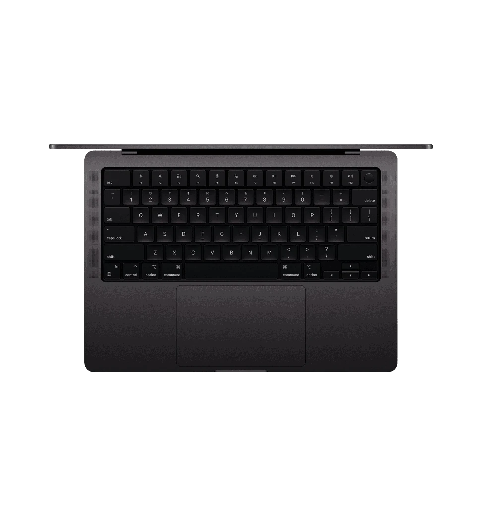 MacBook Pro 14" Apple M5 Max/18CPU/32GPU/36GB/2TB Space Black 2026 вид клавіатури