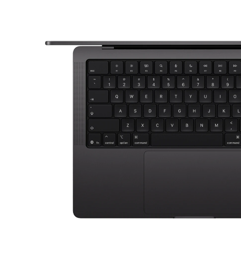 MacBook Pro 14" Apple M5 Max/18CPU/40GPU/36GB/2TB Space Black 2026 вид клавіатури