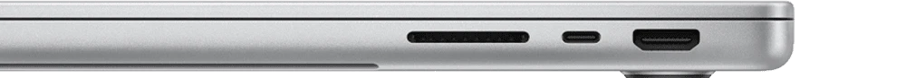MacBook Pro 16" Apple M5 Max/18CPU/40GPU/36GB/2TB Silver 2026 вид інтерфейсів