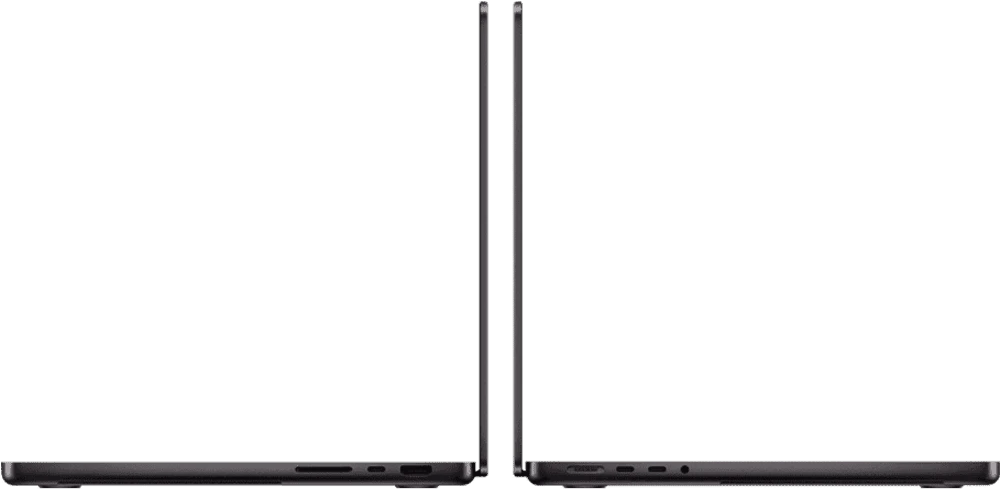 MacBook Pro 16" Apple M5 Max/18CPU/40GPU/36GB/2TB Space Black 2026 фото збоку