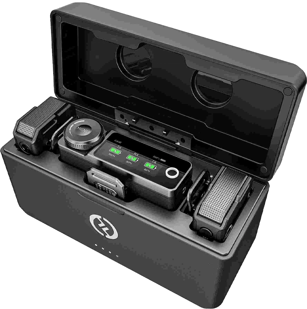 Мікрофонна радіосистема Hollyland LARK MAX Duo вид зверху