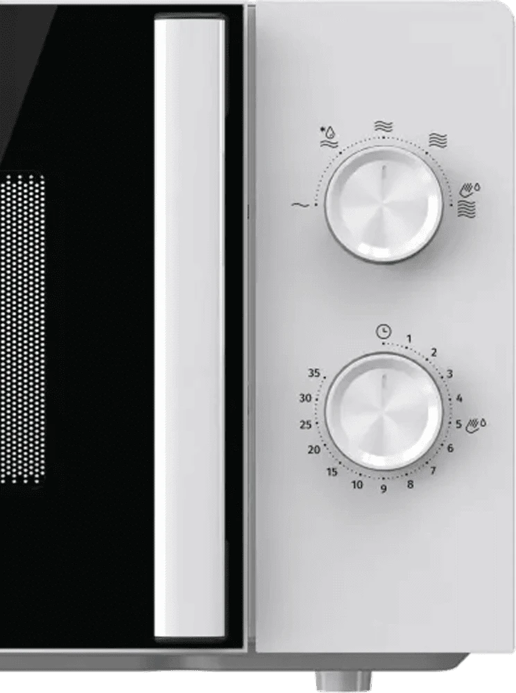 Мікрохвильова піч Gorenje MO17E1WH вид панелі управління