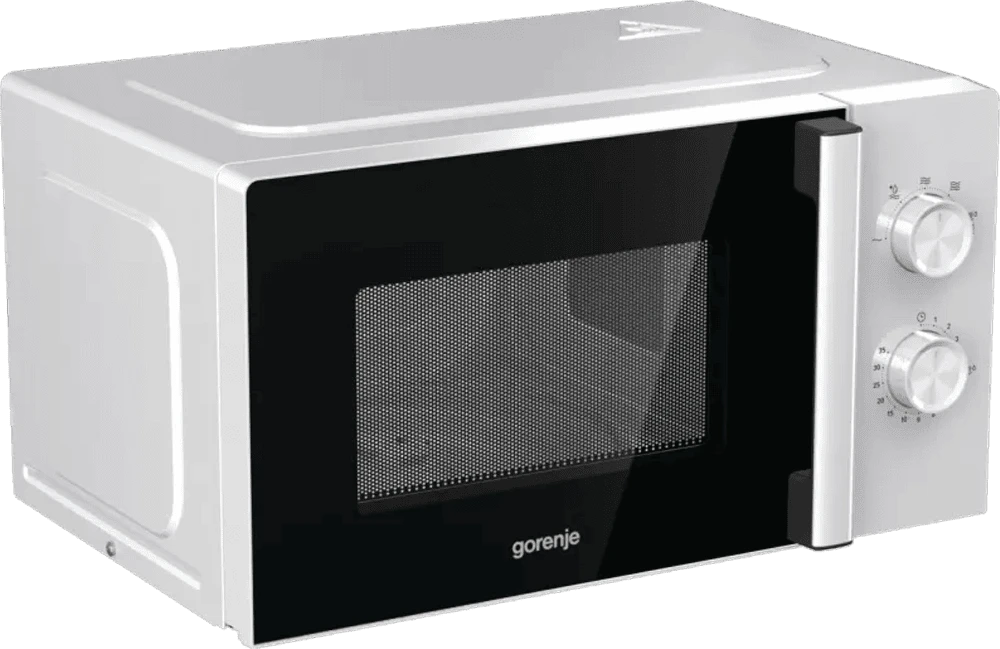Мікрохвильова піч Gorenje MO17E1WH вид під лівим кутом