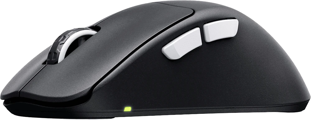 Миша Cherry Xtrfy M64 PRO, 8K, WL/USB-A, RGB, чорний боковий