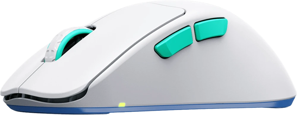 Миша Cherry Xtrfy M64, WL/USB-A, RGB, білий боковий