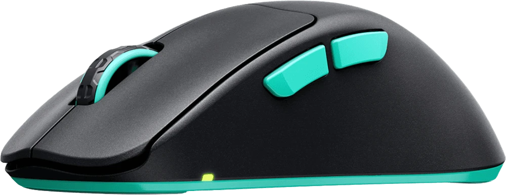 Миша Cherry Xtrfy M64, WL/USB-A, RGB, чорний боковий