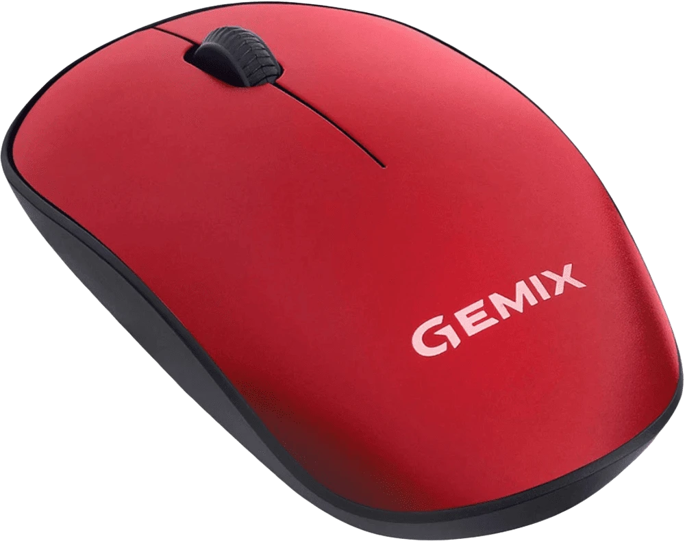 Миша Gemix GM195 Red задній вид миші