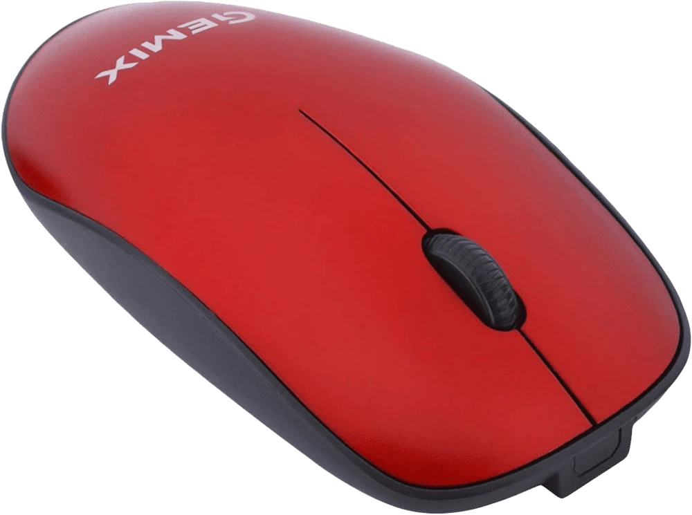 Миша Gemix GM195 Red передній вид миші