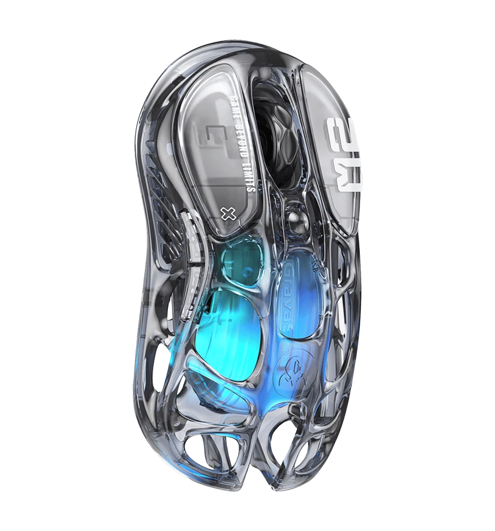 Миша GravaStar Mercury M2 -A RGB чорно-прозорий 2