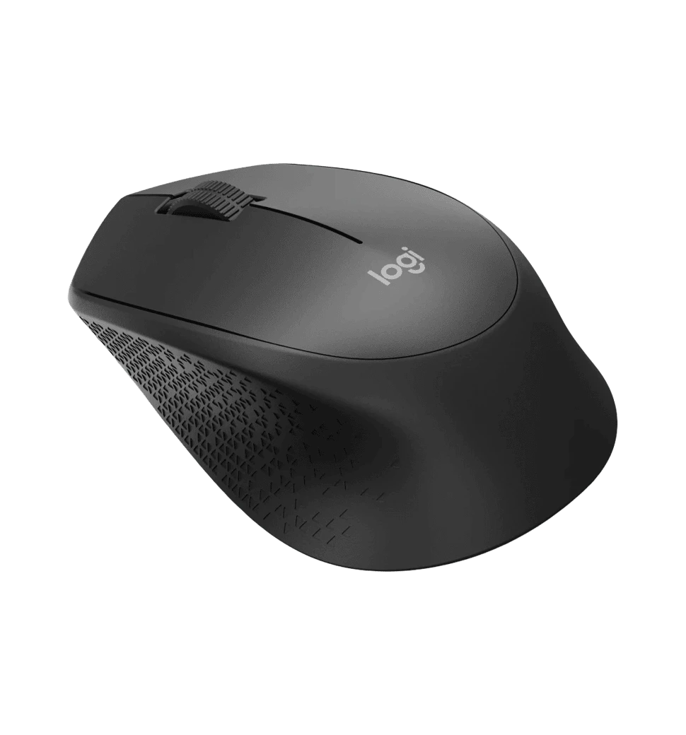 Миша LOGITECH B330 Wireless Mouse - SILENT PLUS - Black (910-004913 ) боковий