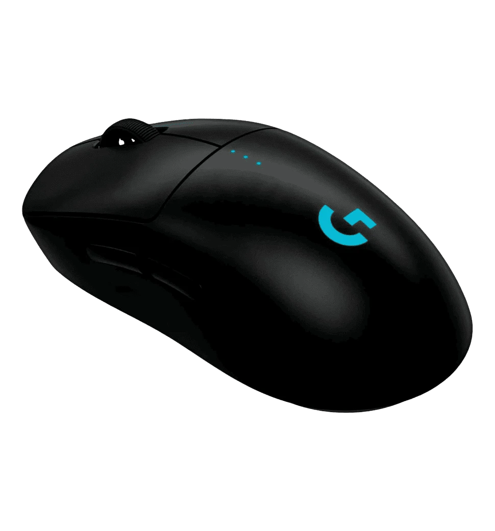 Миша LOGITECH G PRO 2 LIGHTSPEED Wireless Gaming Mouse - BLACK (910-007295) задній вид миші