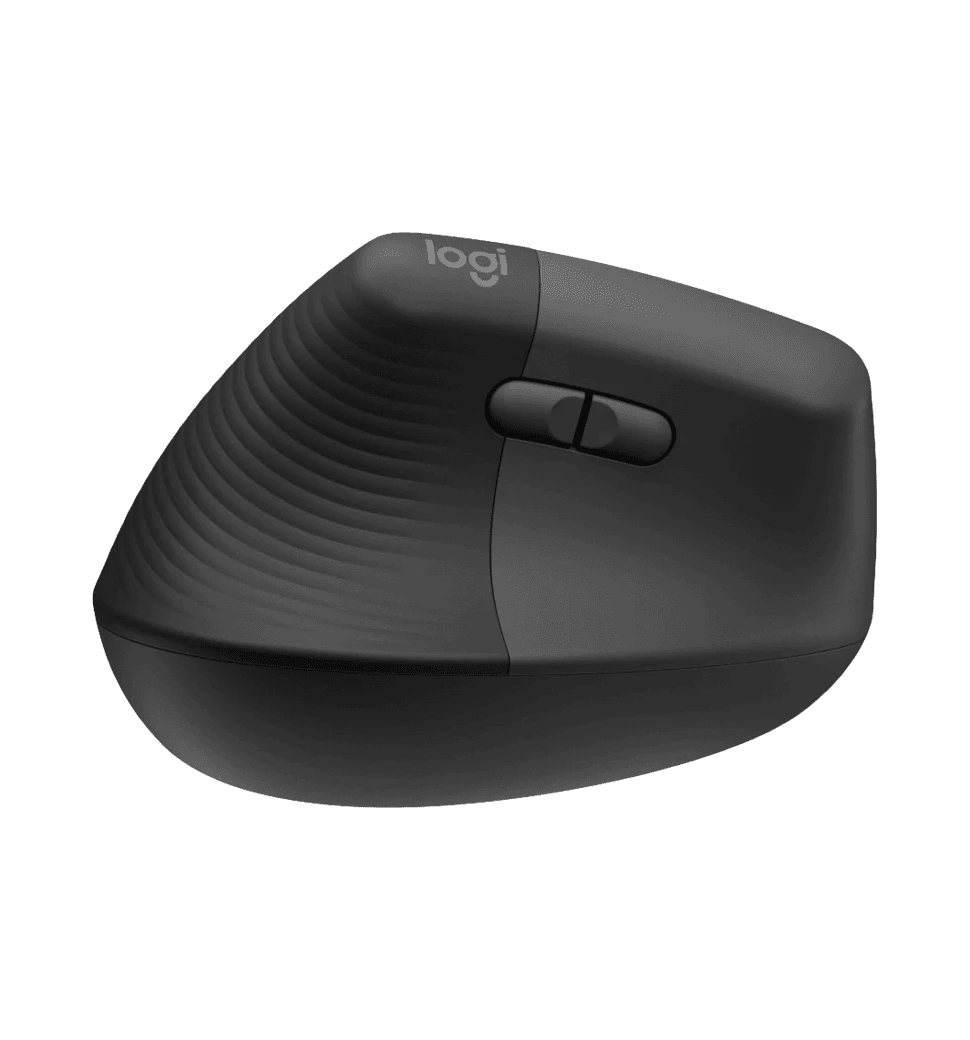 Миша LOGITECH Lift Bluetooth Vertical Ergonomic Mouse - Graphite/Black (910-006494) зверху