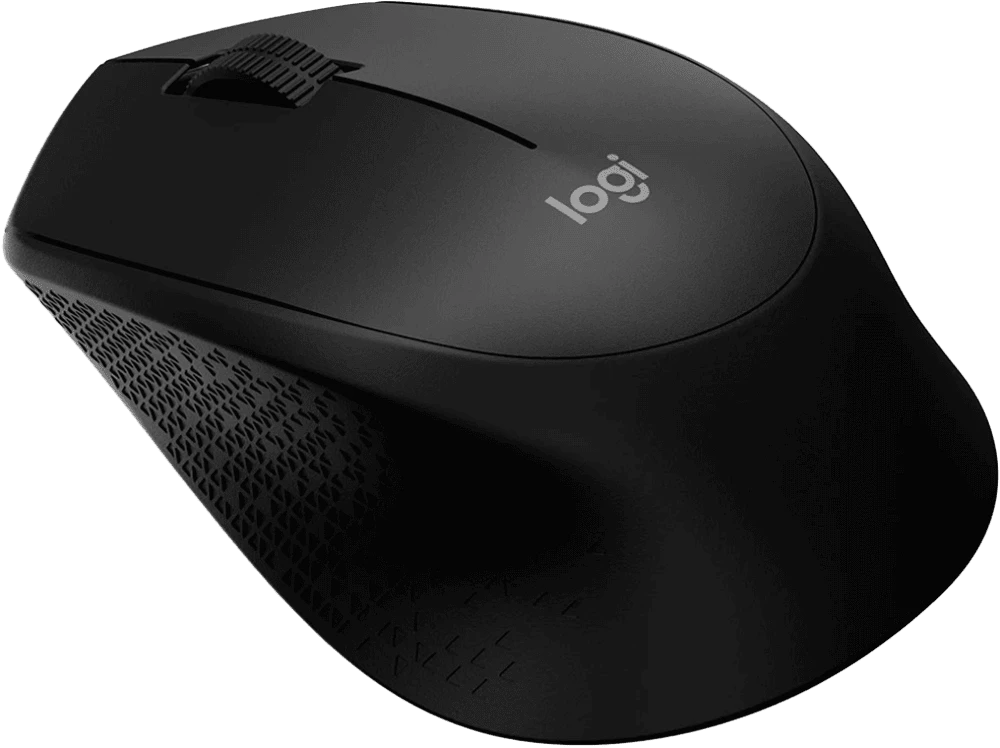 Миша LOGITECH Wireless Mouse M280 Black (L910-004287) боковий вид