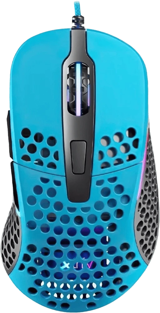 Миша Xtrfy M4, USB-A, RGB, Miami Blue головне фото