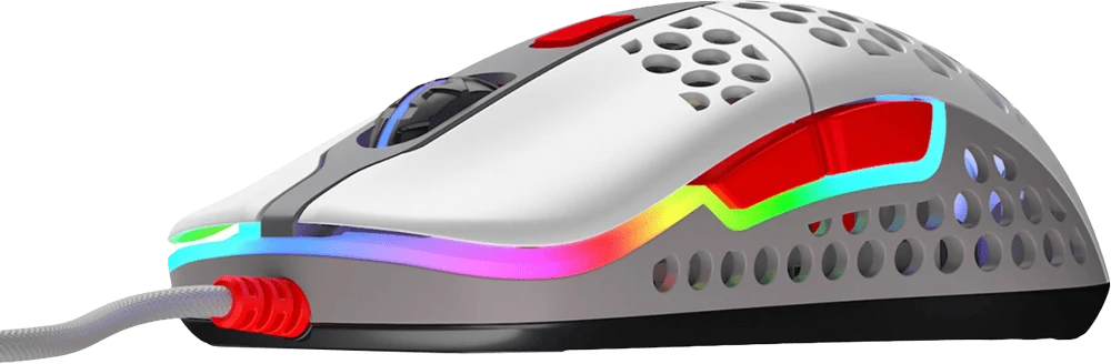 Миша Xtrfy M42, USB-A, RGB,  Retro боковий вид