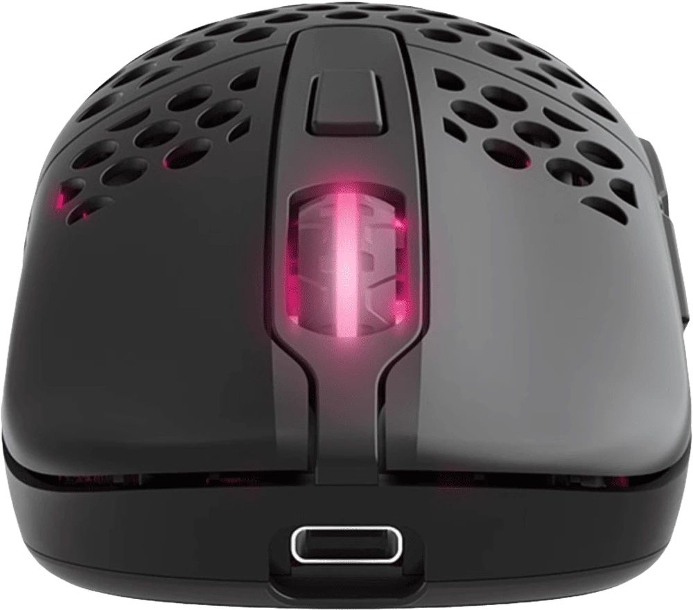 Миша Xtrfy M42, WL/USB-A, RGB, чорний передній