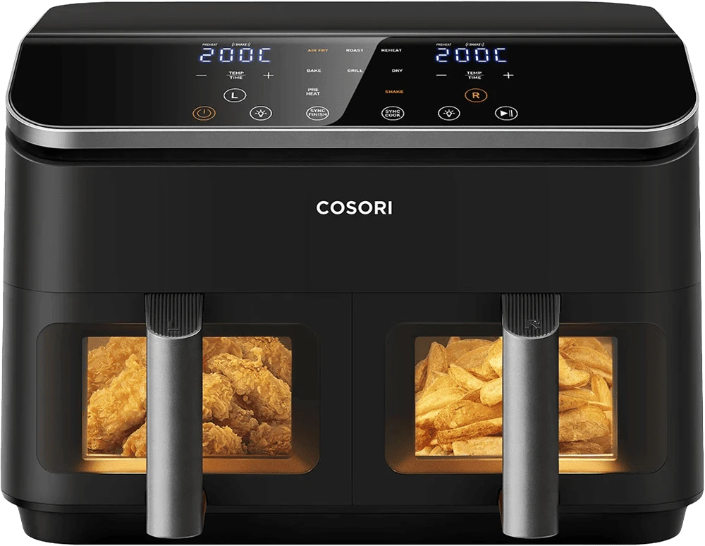 Мультипіч Cosori Dual Basket 8.5-Litre CAF-R901-AEU готування