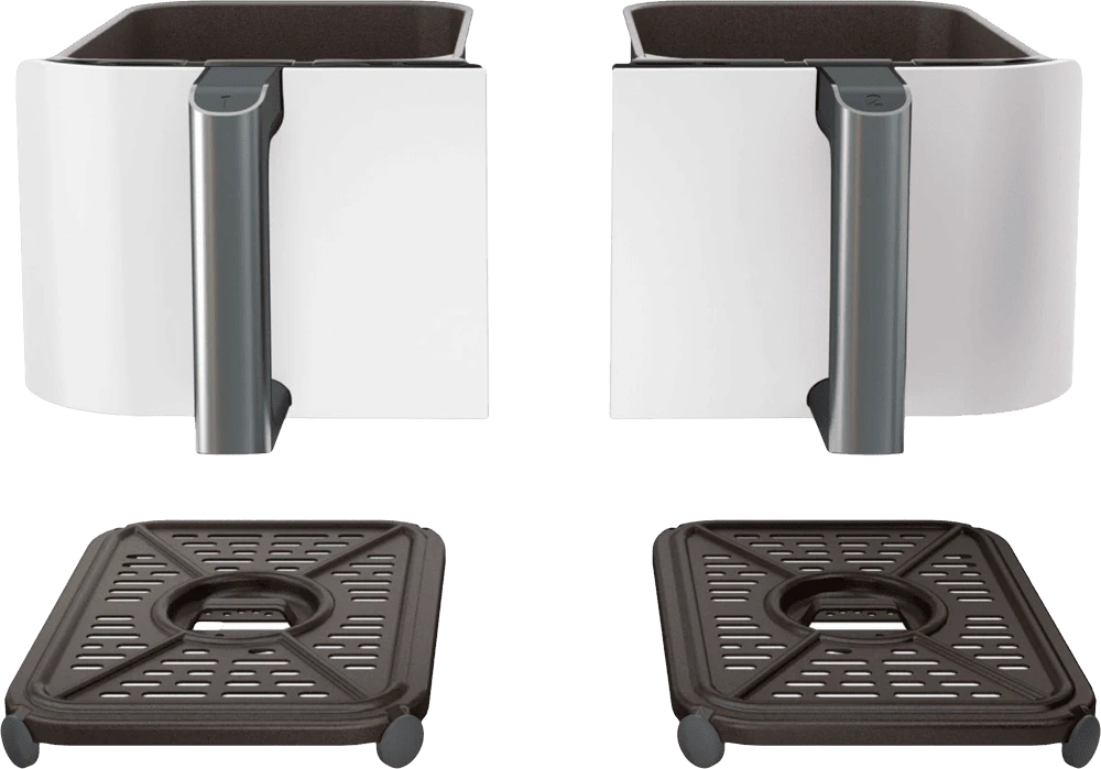 Мультипіч Ninja Air Fryer Dual zone AF400EUWH вид зсередини