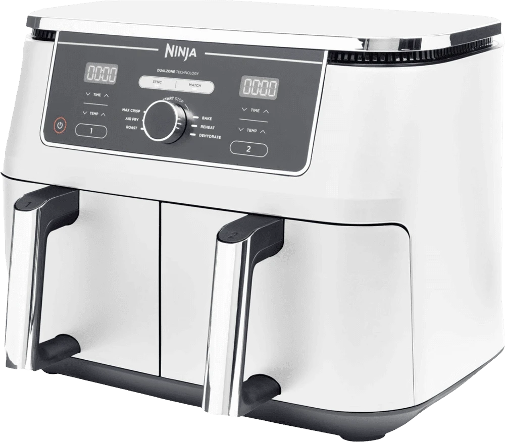 Мультипіч Ninja Air Fryer Dual zone AF400EUWH боковий вид