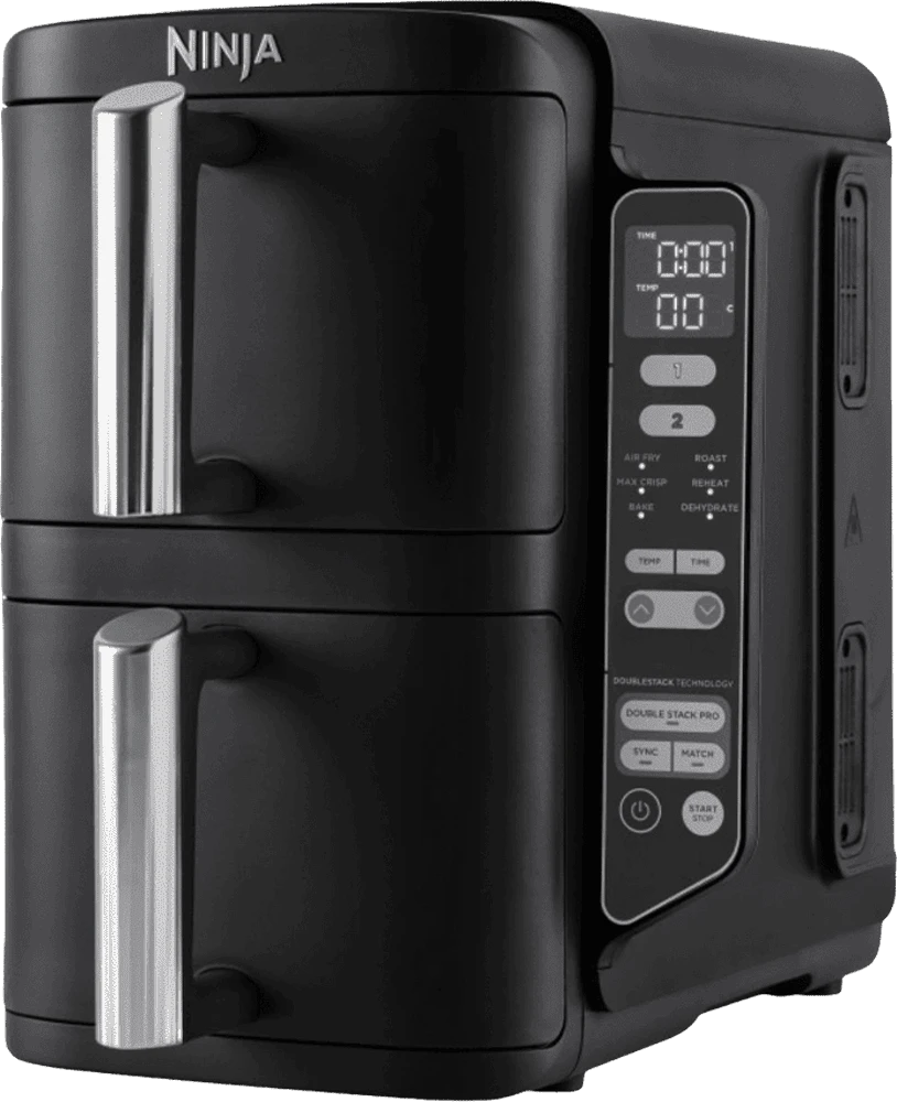 Мультипіч Ninja Double Stack 2-Level Air Fryer 7,6 л SL300EU боковий вид