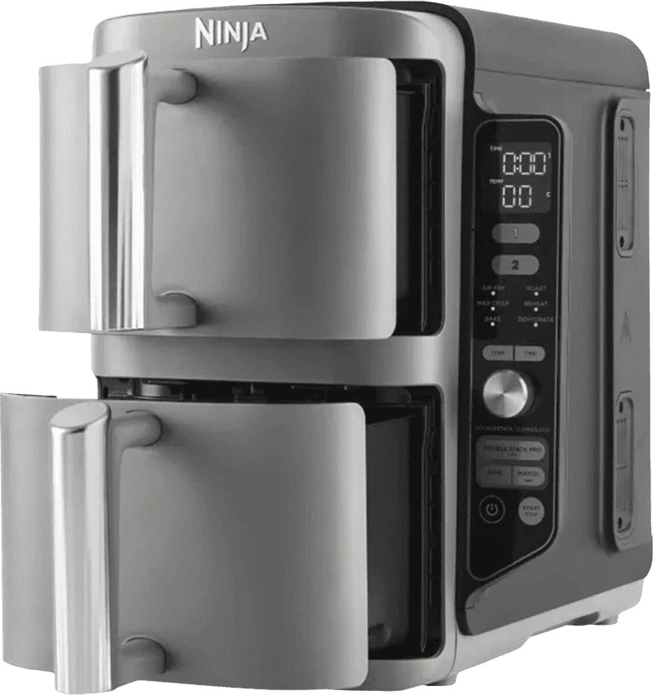 Мультипіч Ninja Double Stack XL 2-Level Air Fryer 9,5 л SL400EU боковий вид