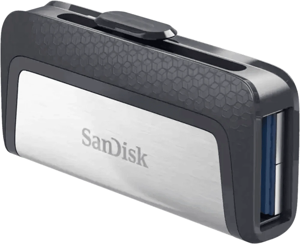 Накопичувач SanDisk Dual Drive USB Type-C 32GB (SDDDC2-032G-G46) боковий вид