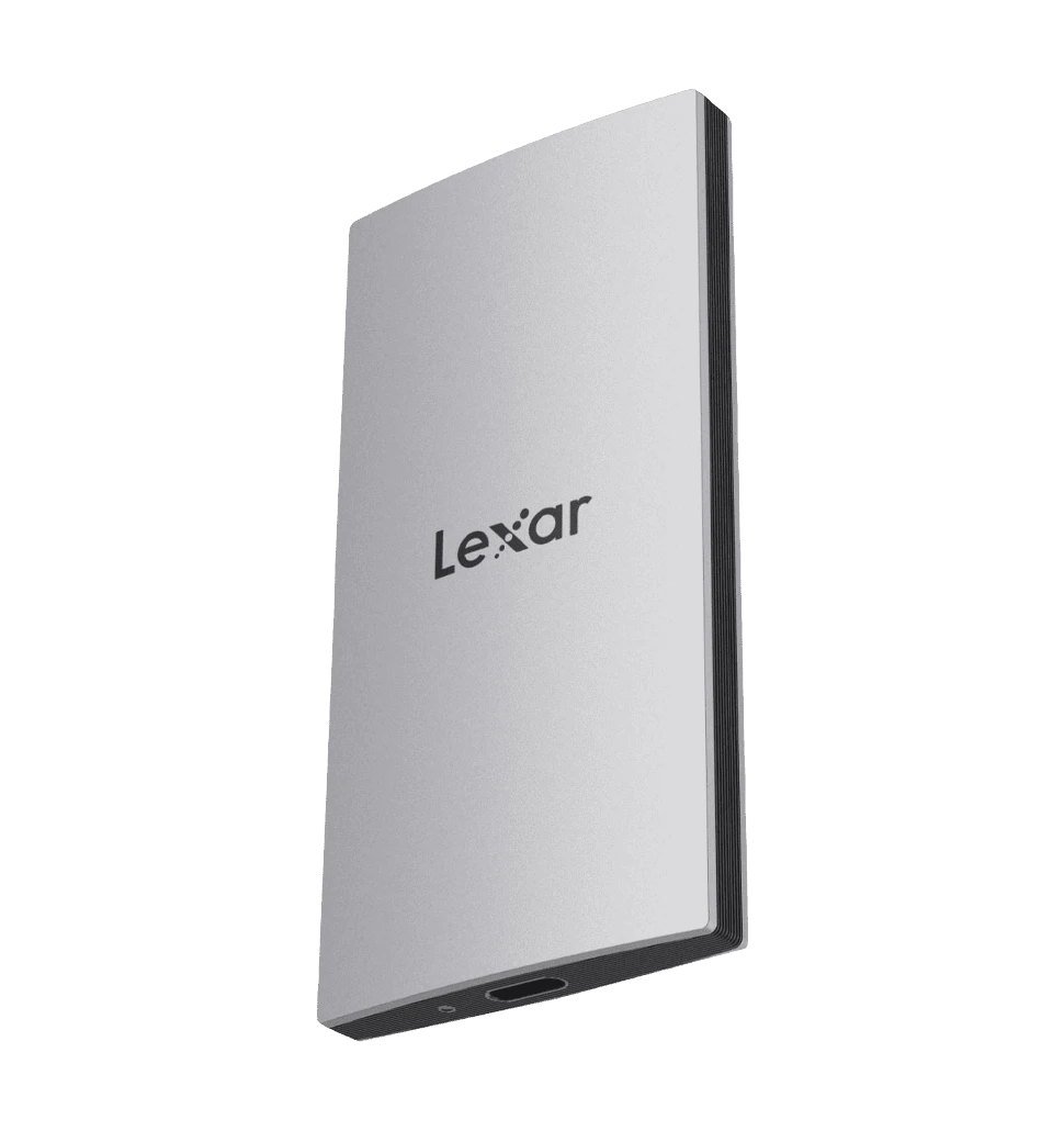 Накопичувач SSD Lexar ES3 External 1TB (LES3XXX001T-RNSNG) боковий лівий вид