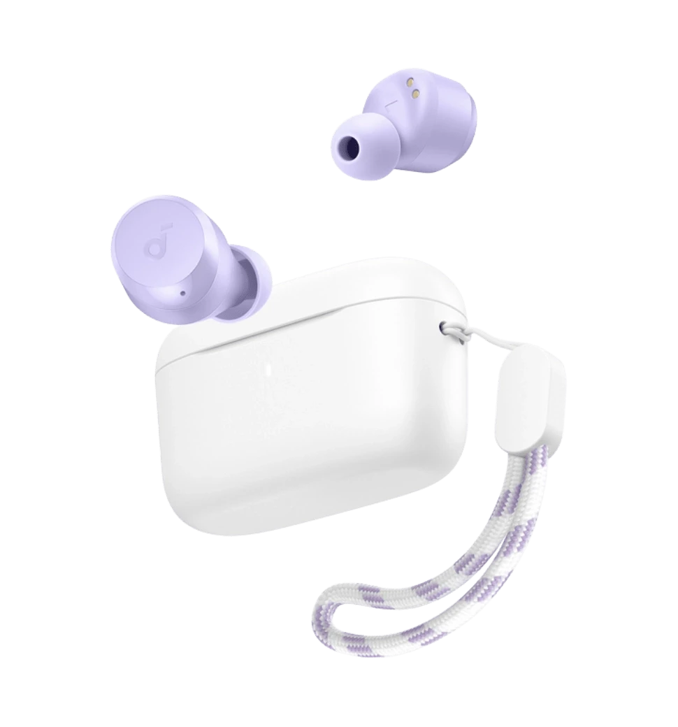 Навушники ANKER SoundСore A25i Purple — боковий ракурс