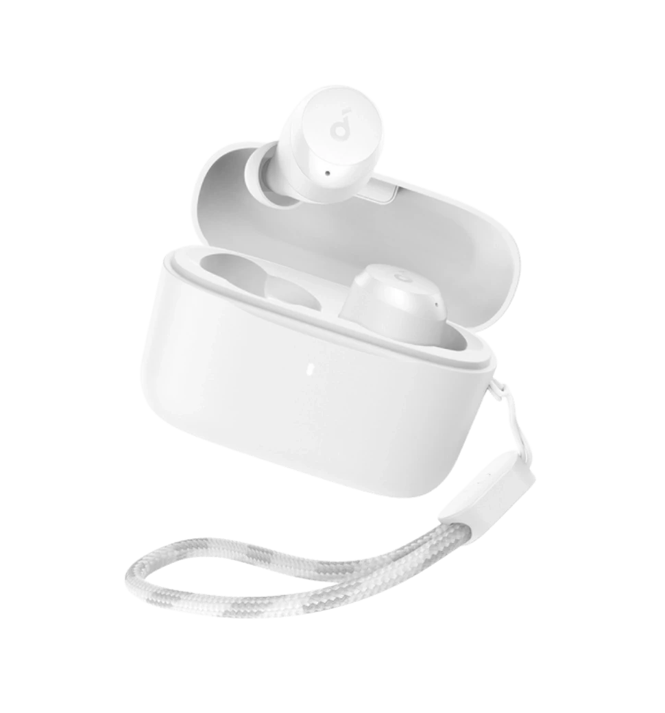 Навушники ANKER SoundСore A25i White — фото спереду