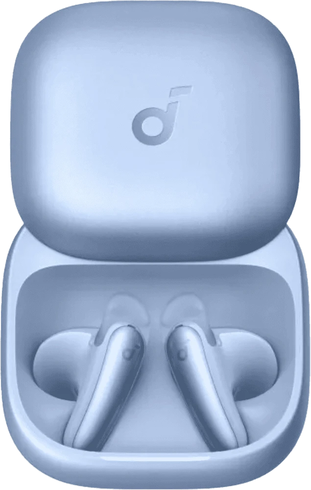 Навушники ANKER SoundСore Liberty Buds Blue вид в кейсі