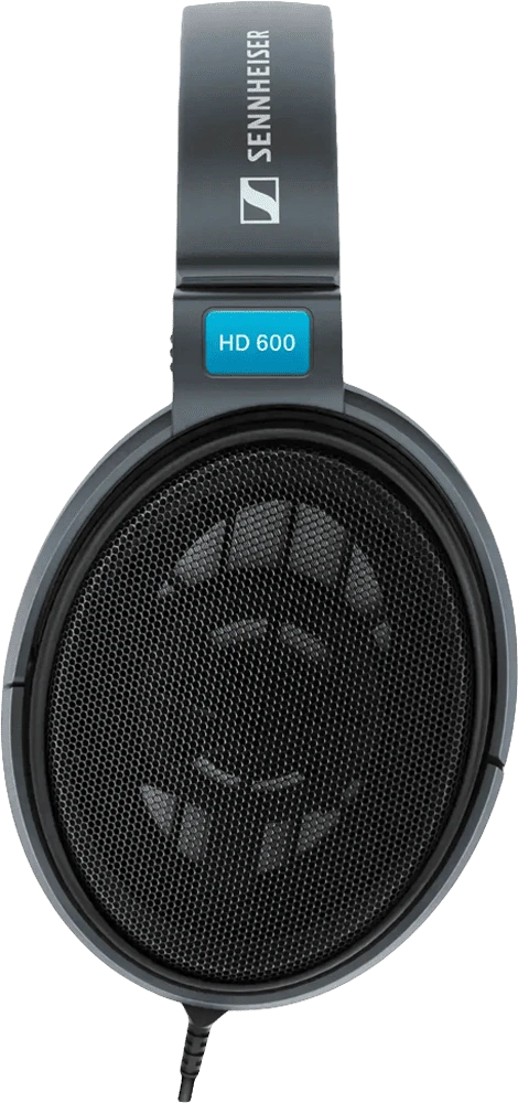 Навушники без мікрофону Sennheiser HD 600 Black (508824) фото збоку