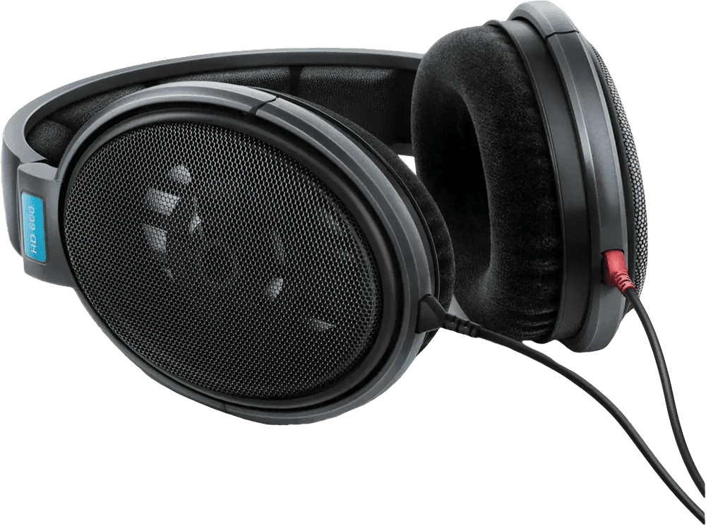 Навушники без мікрофону Sennheiser HD 600 Black (508824) вид знизу