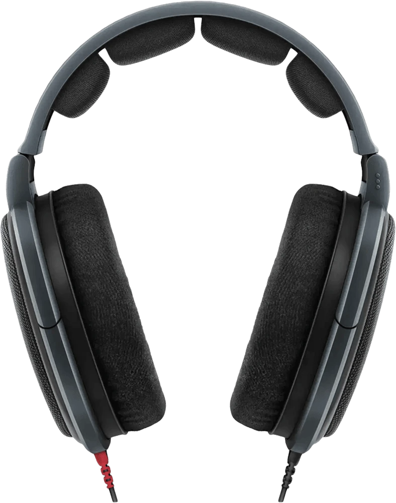 Навушники без мікрофону Sennheiser HD 600 Black (508824) передній вид