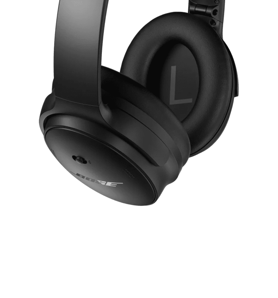 Навушники Bose QuietComfort headphones Black - фото збоку