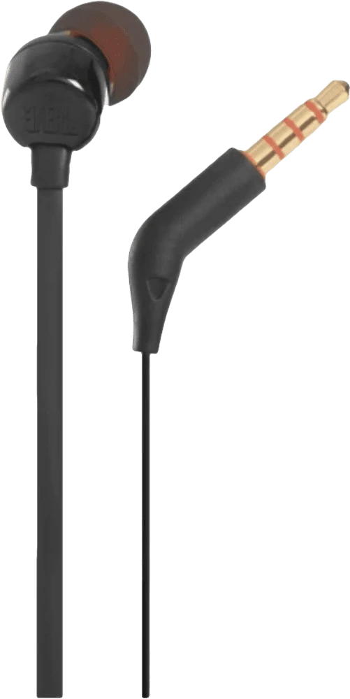 Навушники JBL TUNE 110 ECO Black (JBLT110BLKE) боковий вид