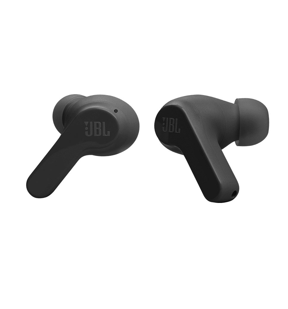 Навушники JBL Wave Beam Black (JBLWBEAMBLK) - фото навушників збоку