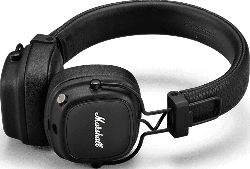 Навушники Marshall Major IV Bluetooth Black БУ боковий вид